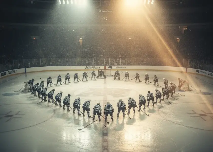 Aleksander Barkov skating for the Florida Panthers during a March 2026 NHL regular season game