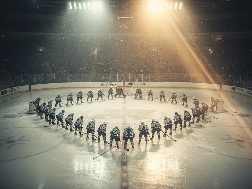 Aleksander Barkov skating for the Florida Panthers during a March 2026 NHL regular season game