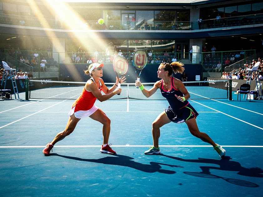 Aryna Sabalenka serving during the 2026 Miami Open WTA final on hard court