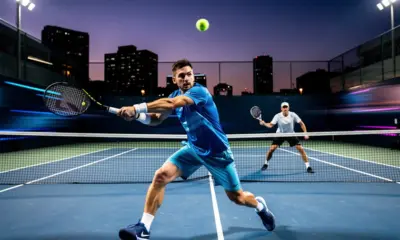 Jasmine Paolini competing during the 2026 WTA Miami Open final on outdoor hard court