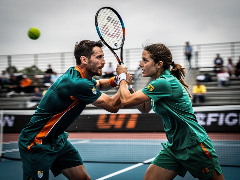 Jessica Pegula competing at the 2026 Miami Open quarterfinal match against Elena Rybakina