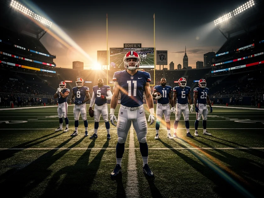 Auston Matthews skating for the Toronto Maple Leafs during an NHL regular season game at Scotiabank 