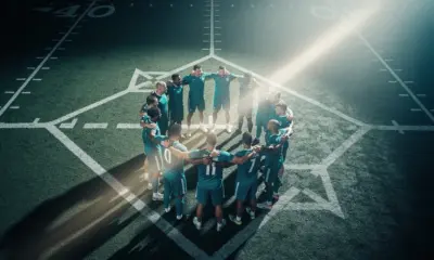 Nikita Kucherov celebrates his 100th point of the season for the Tampa Bay Lightning against Toronto