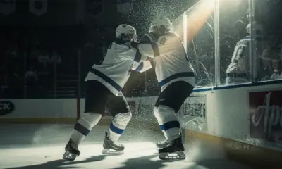 Pittsburgh Penguins players on the ice during the 4-3 shootout loss to Philadelphia Flyers on March