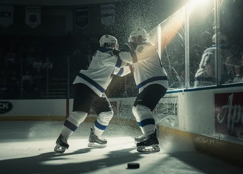 Pittsburgh Penguins players on the ice during the 4-3 shootout loss to Philadelphia Flyers on March