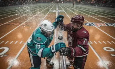 Seattle Kraken players warming up on ice before the March 7, 2026 game against Ottawa Senators