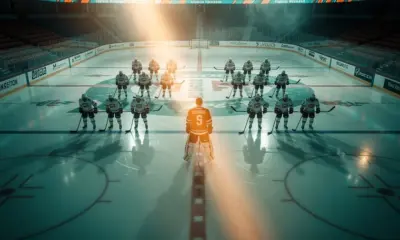 Sidney Crosby skating in Pittsburgh Penguins practice jersey as he nears return from injury