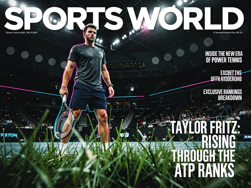 Taylor Fritz serving during a 2026 ATP Tour clay-court match in spring European swing