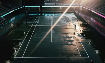 Jannik Sinner lifting the Miami Open trophy as tennis retirement news stays quiet in March 2026