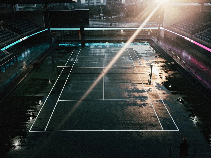 Jannik Sinner lifting the Miami Open trophy as tennis retirement news stays quiet in March 2026