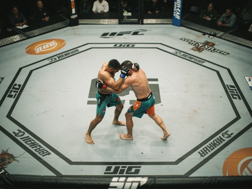 Cory Sandhagen and Sean O'Malley representing the UFC Bantamweight Division at a 2026 press conferen