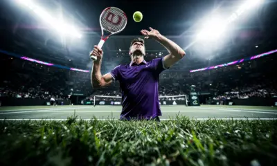 Players competing in Davis Cup Tennis Nations League tie on outdoor clay court in 2026