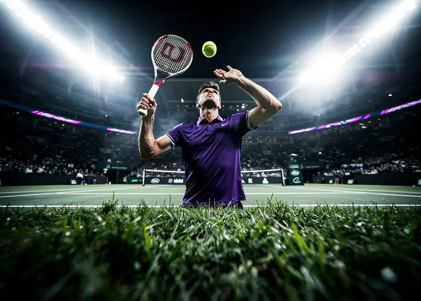 Players competing in Davis Cup Tennis Nations League tie on outdoor clay court in 2026